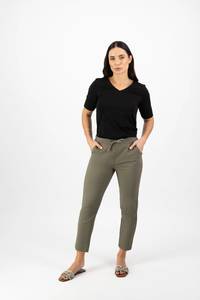 Pull On Pants: Denver 7/8 Pant - Army