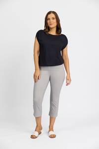 Crop Pc: Paris Crop Pant - Silver