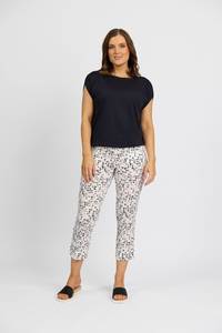 Crop Pc: Paris Printed Tour Capri - Tonic