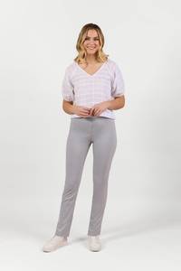 Full Length Pc: Paris Full Length Pant - Silver