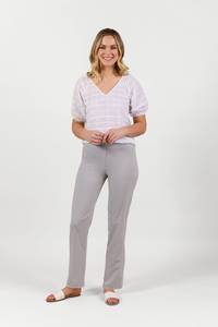 Paris Full Length Pant - Silver