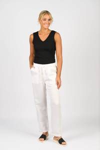 Oxford Pant - White