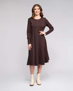 Aw26 Dresses: Miner Dress - Chocolate