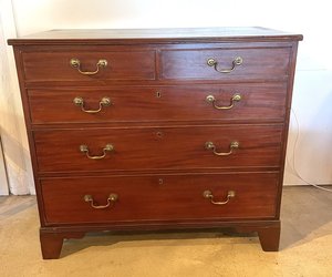 Geo III Mahogany Chest - Vaughan Antiques