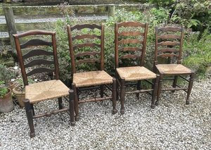 Ladder Back chairs - Vaughan Antiques