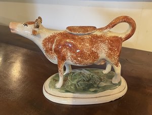 Staffordshire Cow creamer - Vaughan Antiques