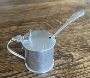 Products: Silver Mustard Pot - Vaughan Antiques