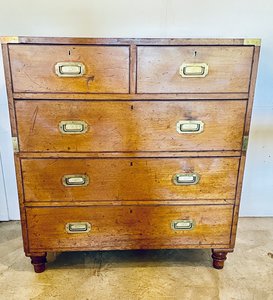 Campaign Chest - Vaughan Antiques