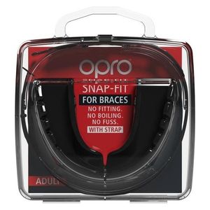 Essential Fitness: F39753     ~ OPRO SNAPFIT BRACES BLACK