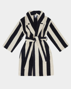 Bath Robe - Vanilla Bean Stripes