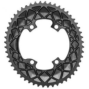Shimano: Absolute Black Shimano R9100 / R8000 Road Chainring Oval