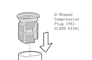Cervelo Steerer Tube Expanding wedge for Aspero 5