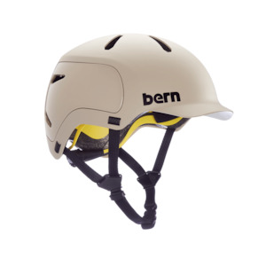 Bike Helmets: Bern Watts 2.0 MIPS Matte Sand