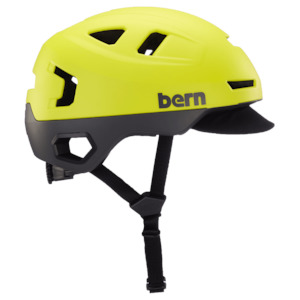 Bike Helmets: Bern Hudson MIPS Hyper Green