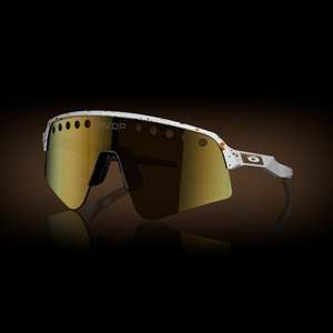 Oakley Sutro Lite Sweep MVDP Red/Gold Splatter with Prizm 2 Lens