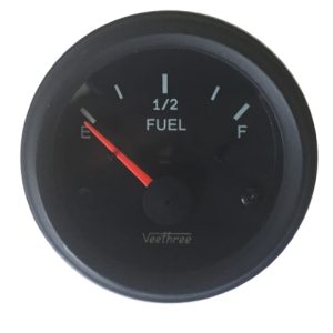 80PSI Black Oil Pressure Gauge with Sender