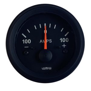 80PSI White Oil Pressure Gauge with Sender