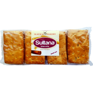 Products: Biscuits- Sultana with cinnamon 270gm