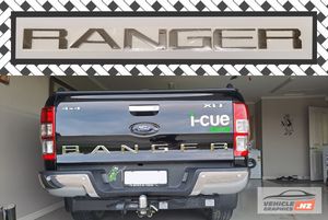 Products: Ranger Tailgate 3D Lettering Badge Ford Decals Vehicle Graphics NZ