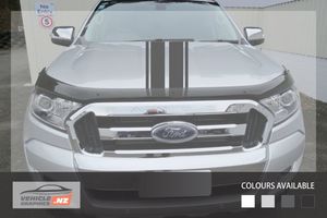 Products: Ranger Bonnet Stripes Decal Ford Ranger Decals Vehicle Graphics NZ