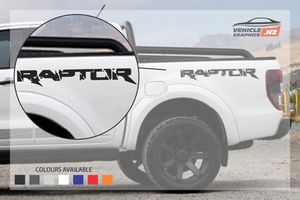 Raptor Rear Side Decal Ford Ranger Decals Vehicle Graphics NZ