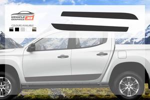 Mitsubishi Triton Side Stripes Mitsubishi Vehicle Graphics NZ