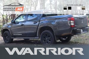 Mitsubishi Warrior Side Door Decals Vehicle Graphics NZ