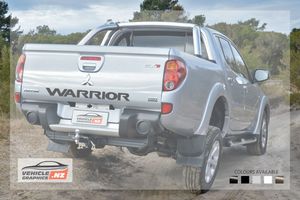 Mitsubishi Warrior Tailgate Decal Vehicle Graphics NZ