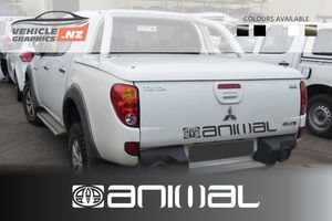 Products: Mitsubishi Animal Tailgate Decals Vehicle Graphics NZ