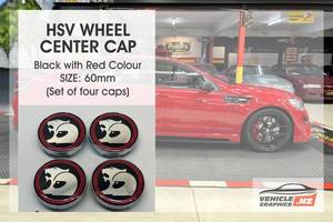 Products: Holden HSV Wheel Center Cap Holden Decals Vehicle Graphics NZ