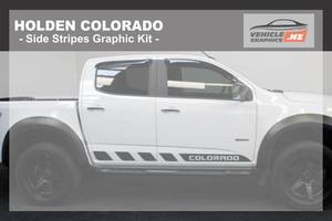 Holden Colorado Side Stripes Graphic Kit Vehicle Graphics NZ