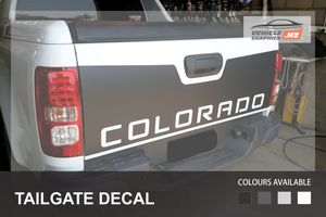 Holden Colorado 2012-2019 Tailgate Wrap Decal Vehicle Graphics NZ