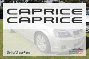 Products: Holden Caprice Text Decal Holden Decals Vehicle Graphics NZ