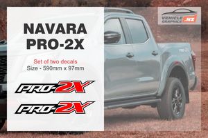 Products: Navara Pro-2X Decals Nissan Decals Vehicle Graphics NZ