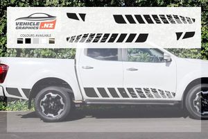 Products: Navara Sports Side Stripes Graphic Kit Nissan Vehicle Decals