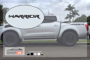 Products: Nissan Navara Warrior Side Bed Decals Nissan Vehicle Decals
