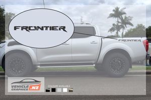 Products: Nissan Navara Frontier Side Bed Decals Nissan Vehicle Decals