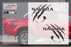 Nissan Navara Fancy Side Bed Decals Nissan Vehicle Decals