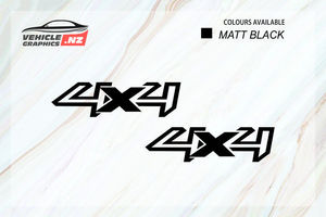 Products: 4x4 Black Generic Vehicle Decals 4x4 Decals Vehicle Graphics NZ