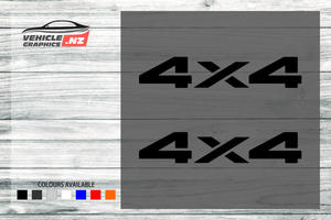 4x4 Generic Vehicle Decals 35026 4x4 Decals Vehicle Graphics NZ