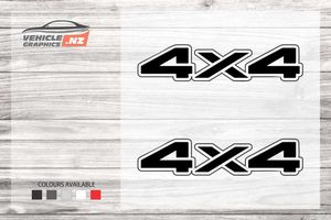 4x4 Generic Vehicle Decals 35047 4x4 Decals Vehicle Graphics NZ