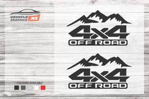 Products: Dodge Mountain 4x4 Off Road Decals 4x4 Decals Vehicle Graphics NZ