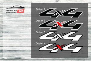Products: 4x4 Decals for utes Generic Vehicle Decals Vehicle Graphics NZ
