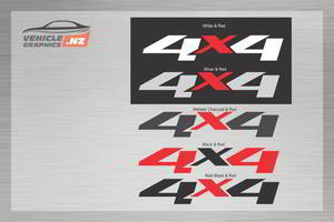 Products: Generic 4x4 Decal Generic Vehicle Decals Vehicle Graphics NZ