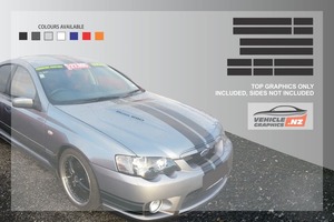 Products: Ford Falcon BA BF Top graphic kit Ford Vehicle Decals Vehicle Decals