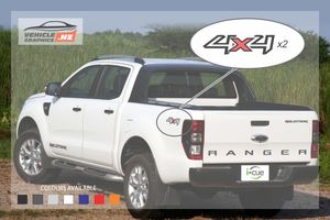 Ford Ranger 4x4 Ford Vehicle Decals Ford Ranger Vehicle Decal