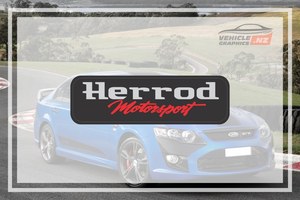 Ford Herrod Motorsport Domed Badge Ford Vehicle Decals