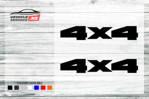 4x4 Generic Vehicle Decals for utes 4x4 Decals Vehicle Graphics NZ