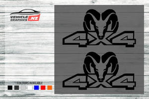 4x4 Generic Vehicle Decals for utes 4x4 Decals Vehicle Graphics NZ