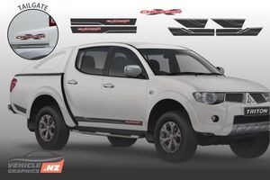 Mitsubishi Triton Charger Graphic Kit Mitsubishi Vehicle Decals